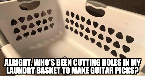 Pick laundry basket